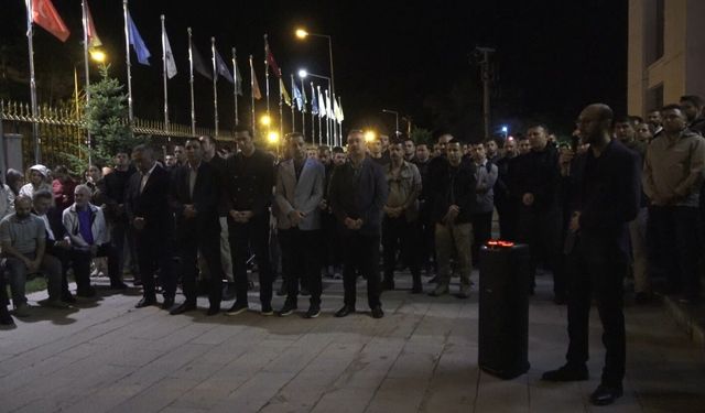 Kalp krizi geçirerek hayatını kaybeden polis için tören düzenlendi