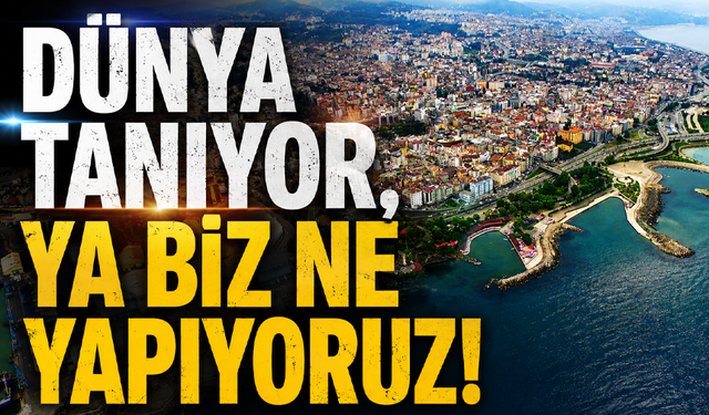 Dünya tanıyor, ya biz ne yapıyoruz!