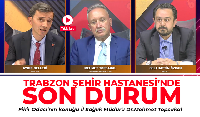 Fikir Odası’nın konuğu İl Sağlık Müdürü Dr.Mehmet Topsasal