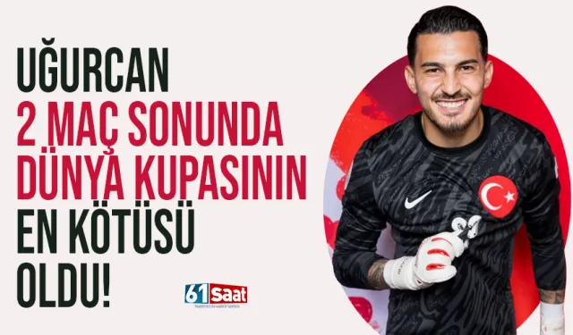 Uğrucan Çakır, Dünya Kupasının en kötüsü oldu