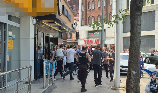 Evi haczedilince banka şubesinde silahla ateş açtı