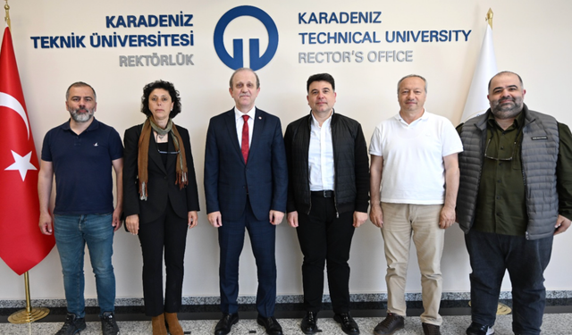 KTÜ Rektörü’ne Mimarlar Odası’ndan ziyaret