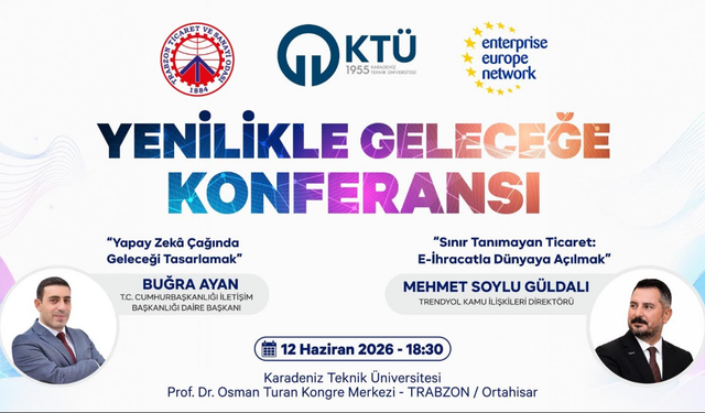 Yenilikle Geleceği Konferansı’nda yapay zekâ ve e-ihracat anlatılacak