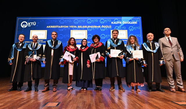KTÜ 2026 Ödülleri takdim töreni düzenlendi