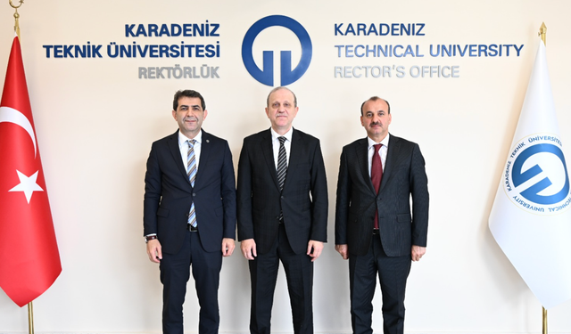 Milli Eğitim Akademisi Başkanı, KTÜ Rektörü’nü ziyaret etti