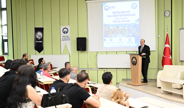 KTÜ Metalurji ve Malzeme Mühendisliği Bölümü’nde “Proje Pazarı” Etkinliği Düzenlendi