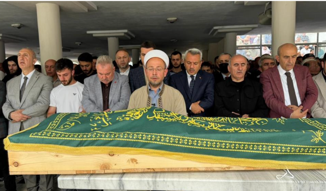Kansere yenik düşen ilçe başkanı son yolculuğuna uğurlandı