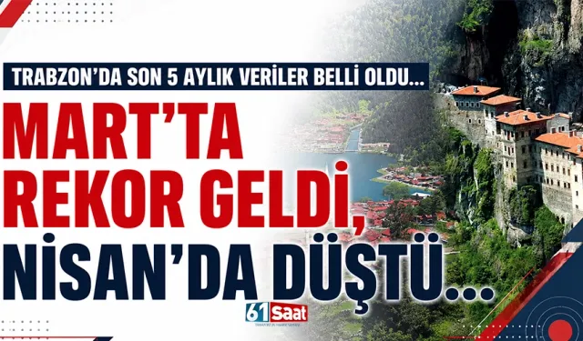 Trabzon'da son 5 aylık veriler belli oldu! Nisanda düştü, Mart'ta yerli rekoru geldi...