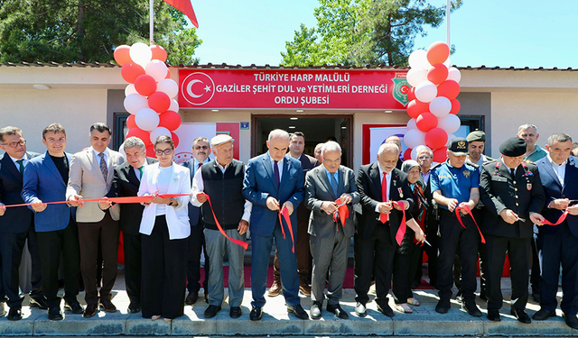 Ordu'da şehit yakınları ve gazilerin el emeği eserleri sergilendi