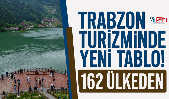 Trabzon turizminde yeni tablo! 162 ülkeden