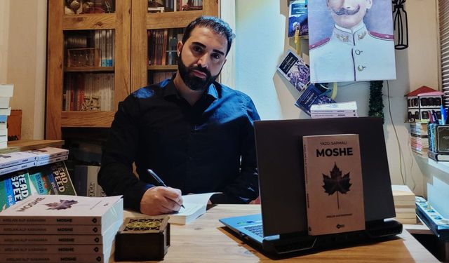 Trabzon Üniversitesi Strateji Geliştirme Dairesi’nde görev yapan yazar Arslan Alp Karaman'ın "Yazgı Sarmalı - Moshe" adl
