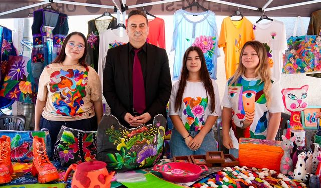 Ortahisar'da sıfır atık ve sanat buluştu! Geri dönüşüm eserleri sergilendi