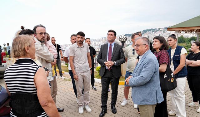 Başkan Kaya'dan geçmiş olsun ziyareti!