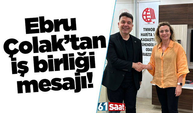 Ebru Çolak’tan iş birliği mesajı!