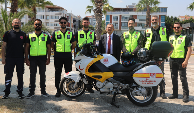 Yoğun trafikte hastalara ilk müdahaleyi motosikletli sağlık ekibi yapaca