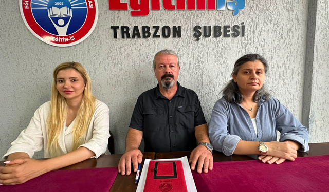 Eğitim-İş Trabzon’dan CHP’deki görevden almalara tepki
