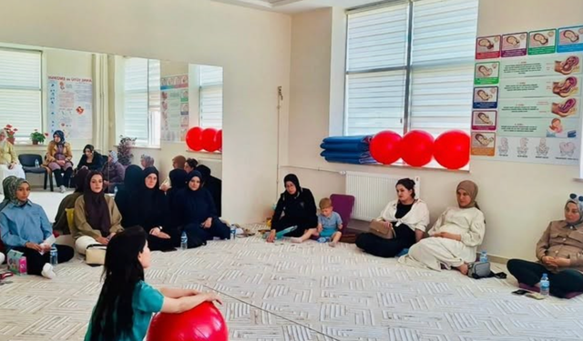 Bayburt’ta ‘Gebe Okulu’ eğitimleri devam ediyor