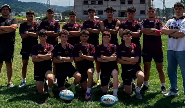 Trabzon'dan Türkiye'ye uzanan başarı: Ragbi takımı 2. oldu