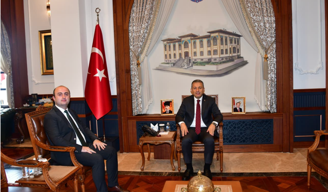 Vali Tahir Şahin, Başsavcı Ali Balcı’yı kabul etti