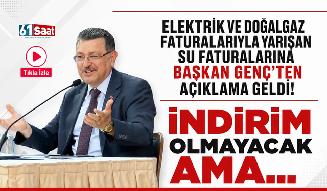 Başkan Genç açıkladı! Suya zam gelecek mi?