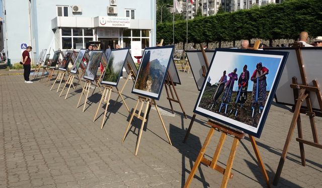 Trabzon'da fotoğraf sanatçısı, 70 eserini doğduğu hastaneye bağışladı