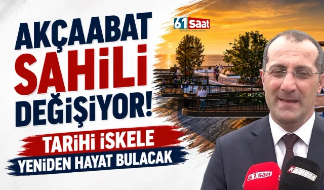 Trabzon sahili değişiyor! Tarihi iskele yeniden hayat bulacak