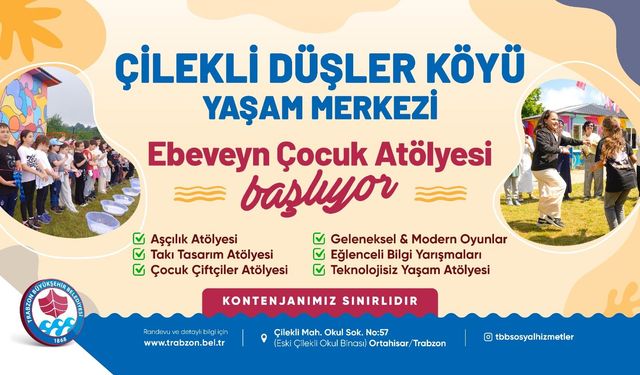 Büyükşehir'den Ebeveyn Çocuk Atölyesi kayıt etkinliği
