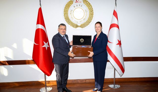 Başkan Genç'ten KKTC Başkonsolosu Demirel'e ziyaret!