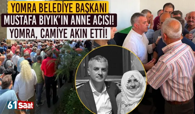 Trabzon Yomra Belediye Başkanı Mustafa Bıyık'ın annesi ebediyete uğurlandı