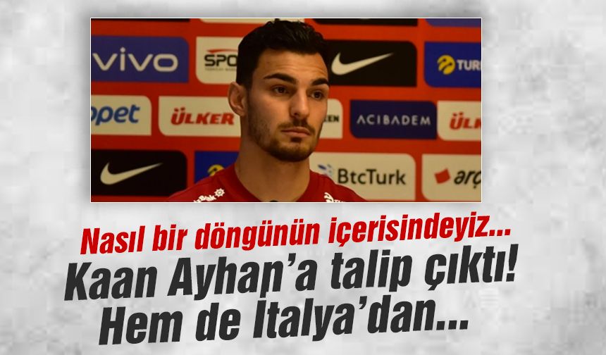 Trabzonspor'un teklif yaptığı Kaan Ayhan'a İtalya'dan talip çıktı