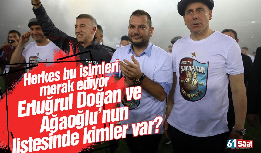 Trabzonspor kongre gündemi alev alev! İşte listelerde son durum