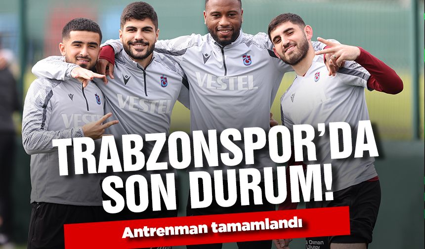 Trabzonspor'da Ümraniyespor hazırlıkları devam ediyor.