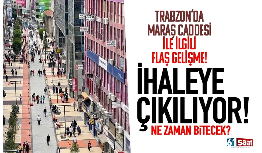 Trabzon Maraş Caddesi Cephe Sağlıklaştırması ile ilgili flaş gelişme!