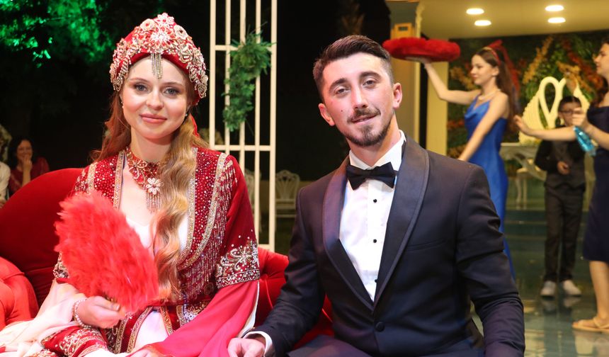 Polonyalı geline Türk usulü düğün