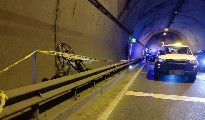 Trabzon’da tünelde yaşanan kazada Norveçli bisikletçi hayatını kaybetti
