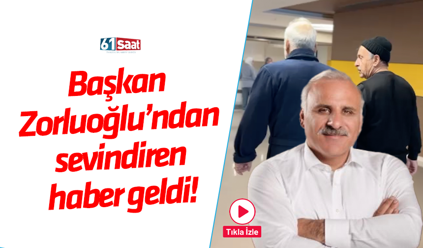 Başkan Murat Zorluoğlu’ndan sevindiren haber!