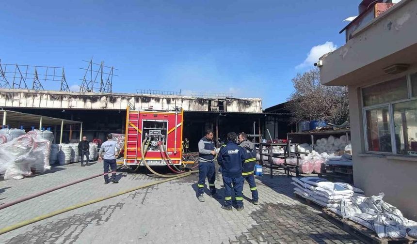 Konya’da sanayi bölgesinde yangın