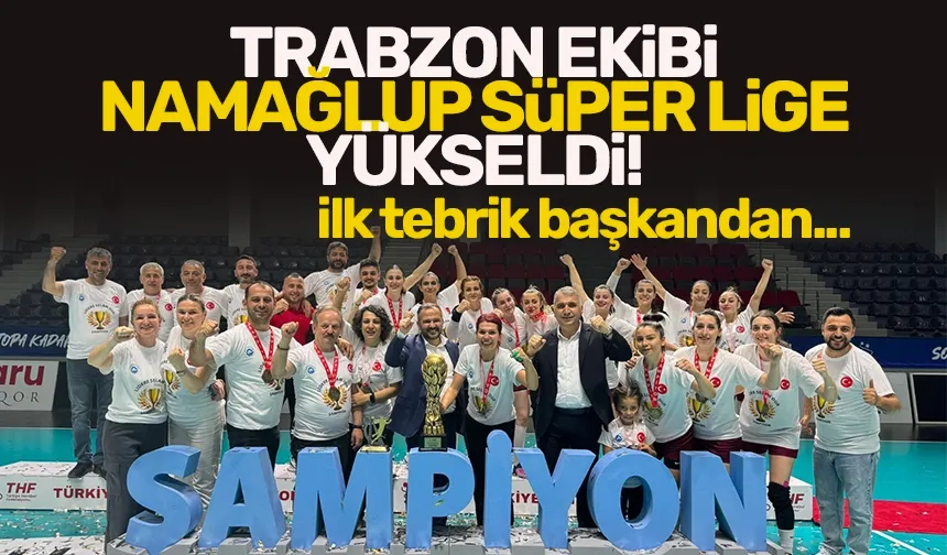 Trabzon ekibi namağlup Süper Lig’de!