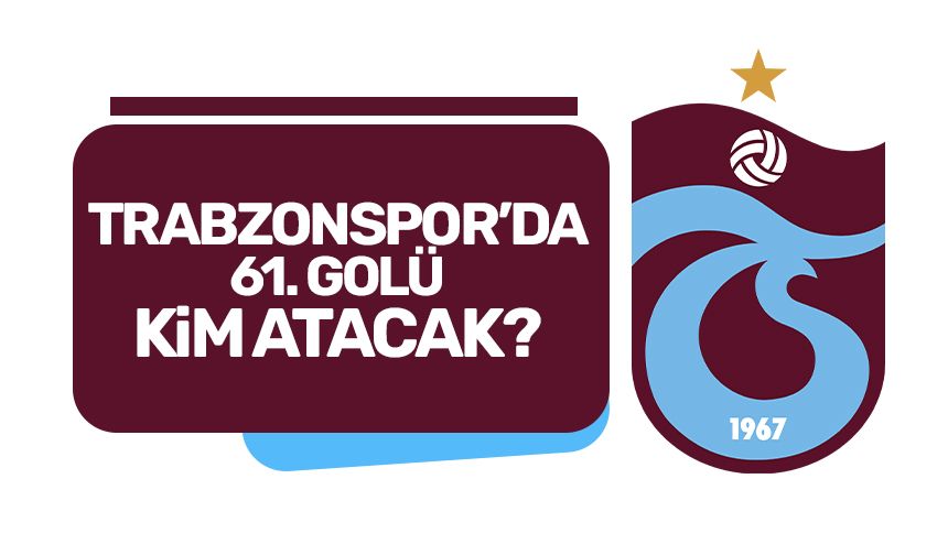 Trabzonspor'da 61. golü kim atacak?