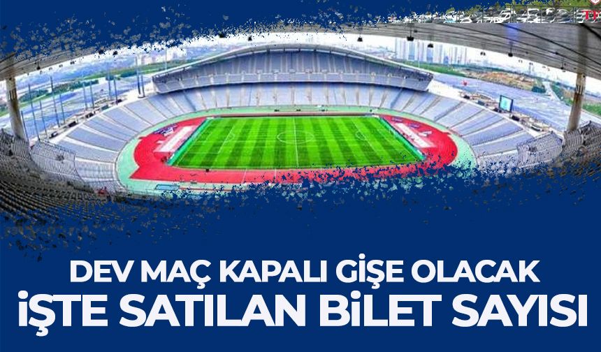 Trabzonspor Beşiktaş maçı kapalı gişe!