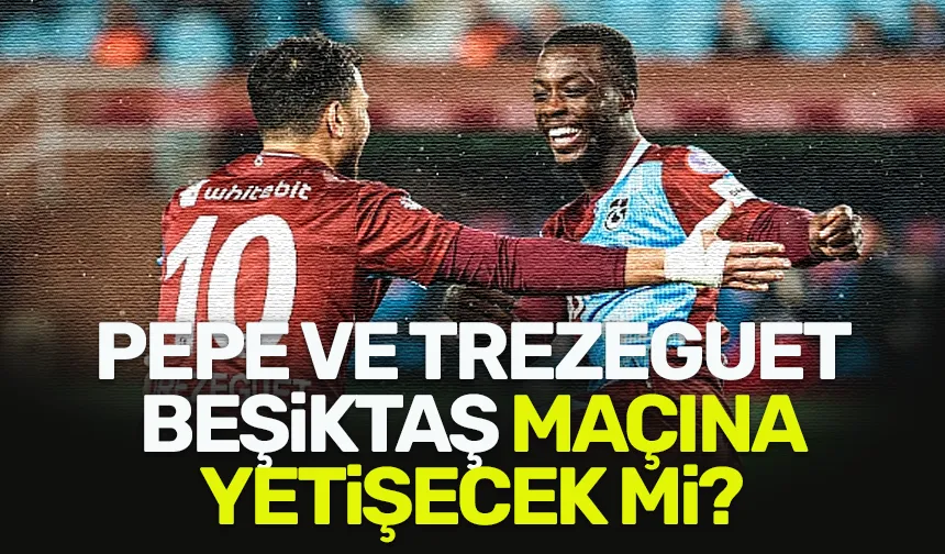 Trezeguet ve Pepe, Beşiktaş maçına yetişecek mi?