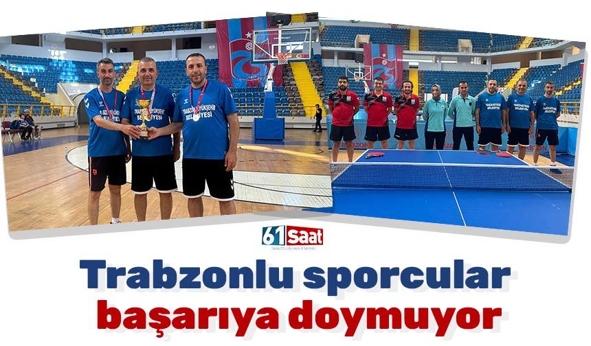 Trabzonlu sporcular başarıya doymuyor