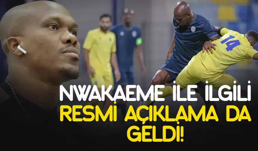 Nwakaeme ile ilgili resmi açıklama geldi! Trabzonspor ne yapacak?