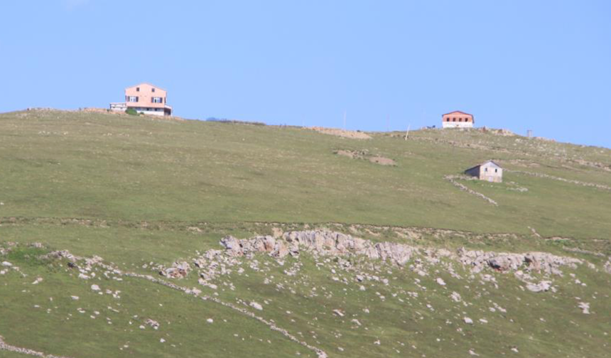 Trabzon'da yaylalar artık eski görüntüsünden uzak