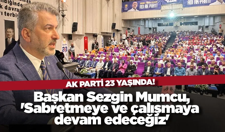 Trabzon'da AK Parti'nin 23. kuruluş yıl dönümü çeşitli etkinliklerle kutlanıyor