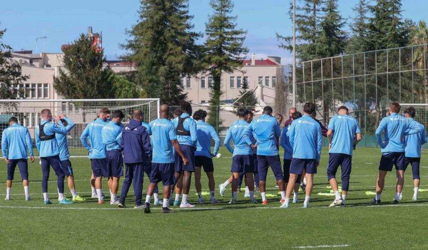 Trabzonspor, Göztepe maçı hazırlıklarını sürdürdü