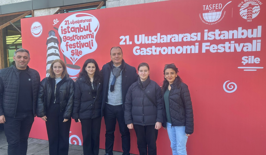 Uluslararası İstanbul gastronomi festivalinde Akçaabat Atatürk Turizm MTAL fırtınası