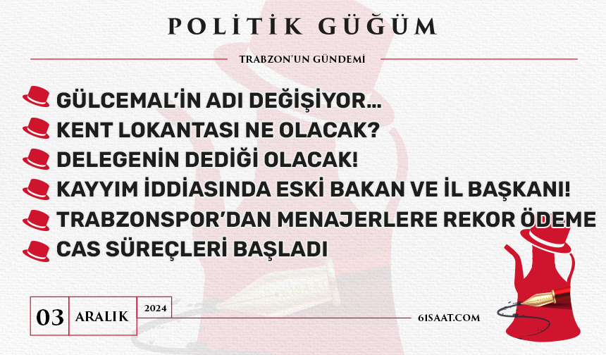 Politik Güğüm - 03 Aralık 2024