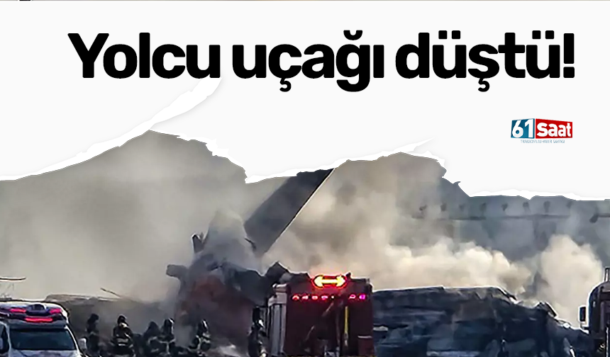 Yolcu uçağı düştü!