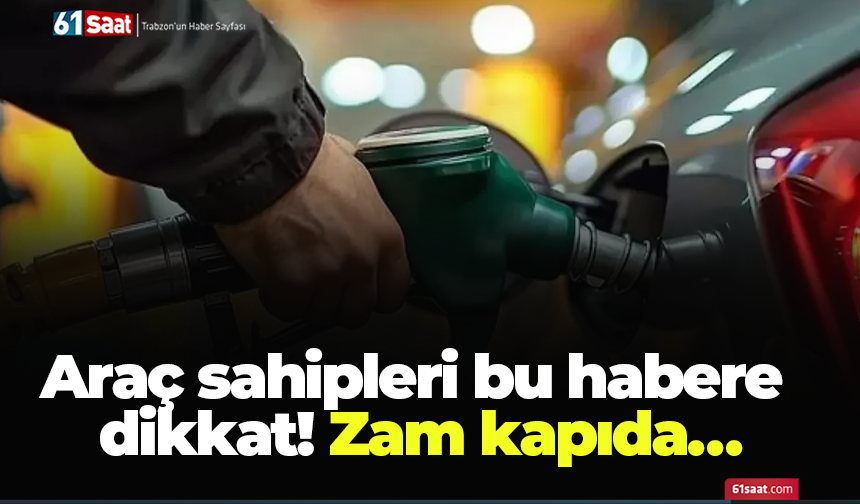 Motorine zam kapıda!